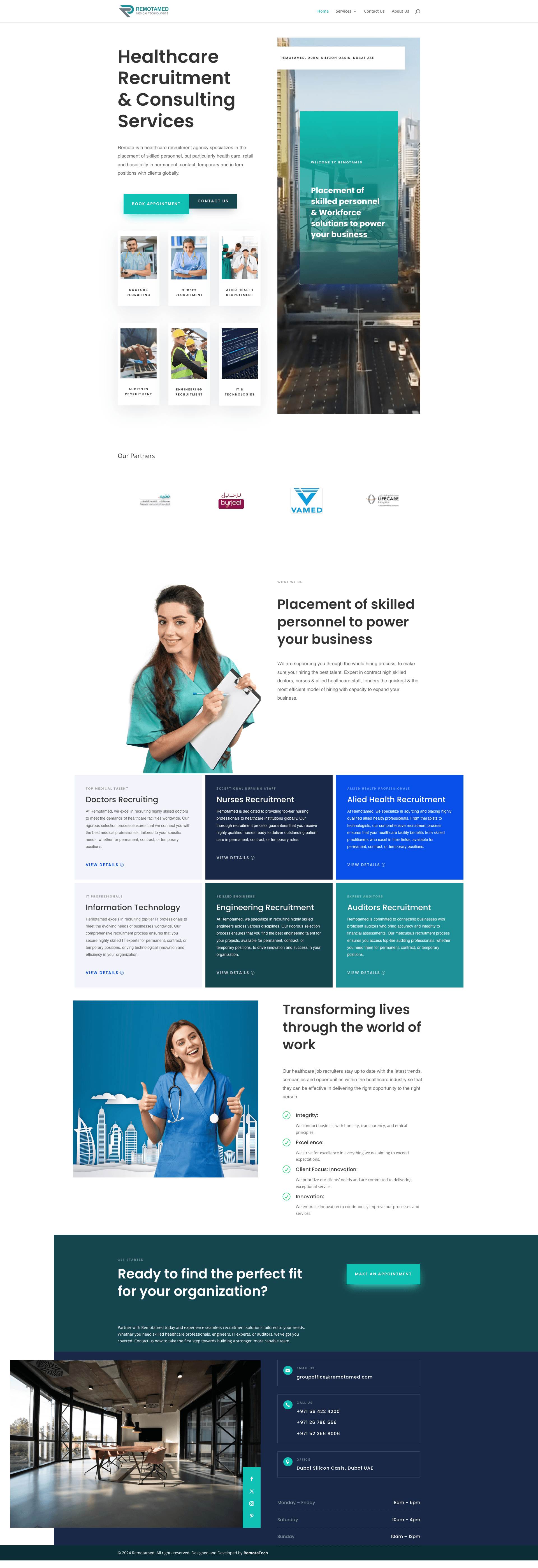 Remotamed | Rekrutierung im Gesundheitswesen & Beratungsdienste